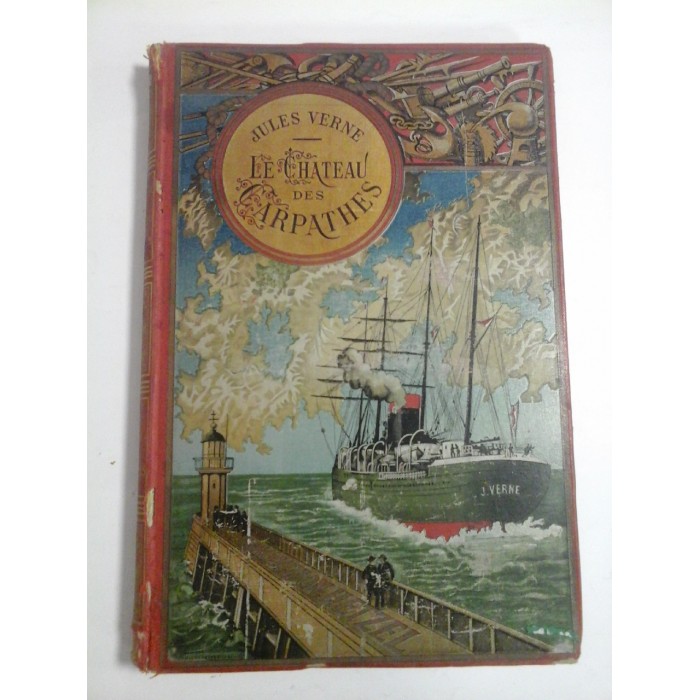    JULES  VERNE  -  LE  CHATEAU  DES  CARPATHES  -  Bibliotheque d'education et de recreation J. Hetzel, Paris 